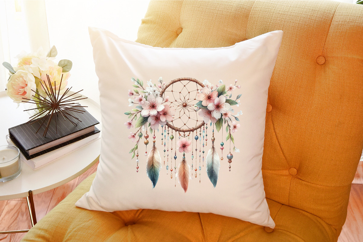 Watercolor Boho Spring Clipart, an Illustration by Sublimation Artist (Photo 5 of 6)
