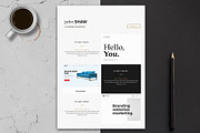 Gemini Resume Template, a Resume Template by Nina Shaw (Thumbnail 3 of 9)