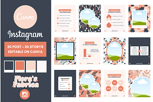 Instagram Business Templates CANVA