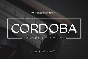 Cordoba Regular And Bold Font