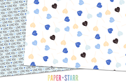 Blue Valentines Day Patterns, a Pattern Graphic by Paper Starr Studio (Thumbnail 5 of 7)