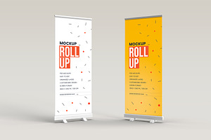 Roll Up Banner Mockup