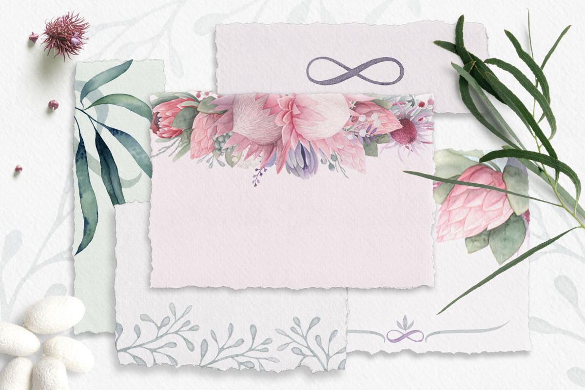 Exotic Watercolor Flowers Collection, a Decorative Illustration by Watercolor Nomads (Photo 2 of 7)
