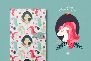 Unicorns - Cliparts And Patterns