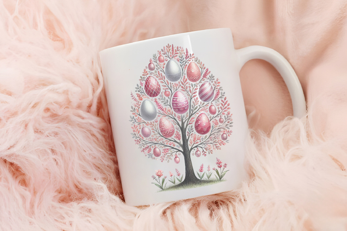Easter Day Magical Tree Clipart, an Illustration by RobertsArt (Photo 7 of 7)