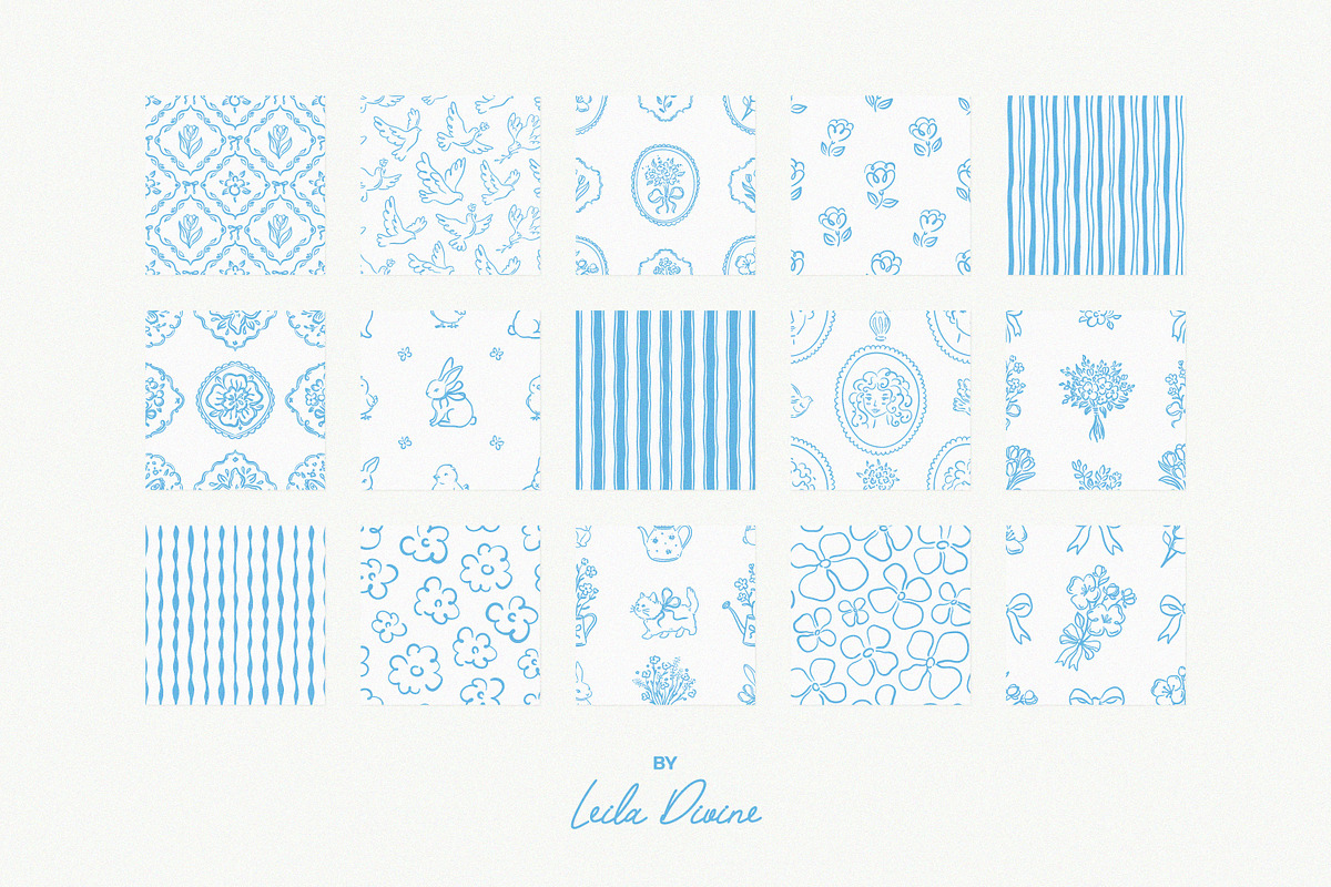 Hand Drawn Whimsy Spring, an Object Graphic by Leila Divine (Photo 19 of 21)