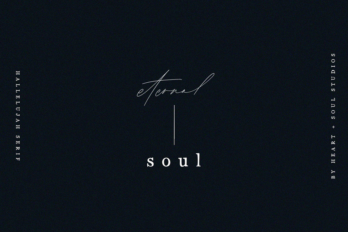 Hallelujah Serif | Handwritten Font preview 5