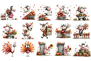 Quirky Autumn Farm PNG, a Seasonal Illustration by Nicolle's Colorful Art (Thumbnail 4 of 6)