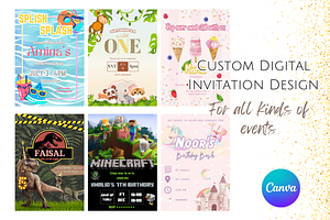 Custom Digital Invitation Design