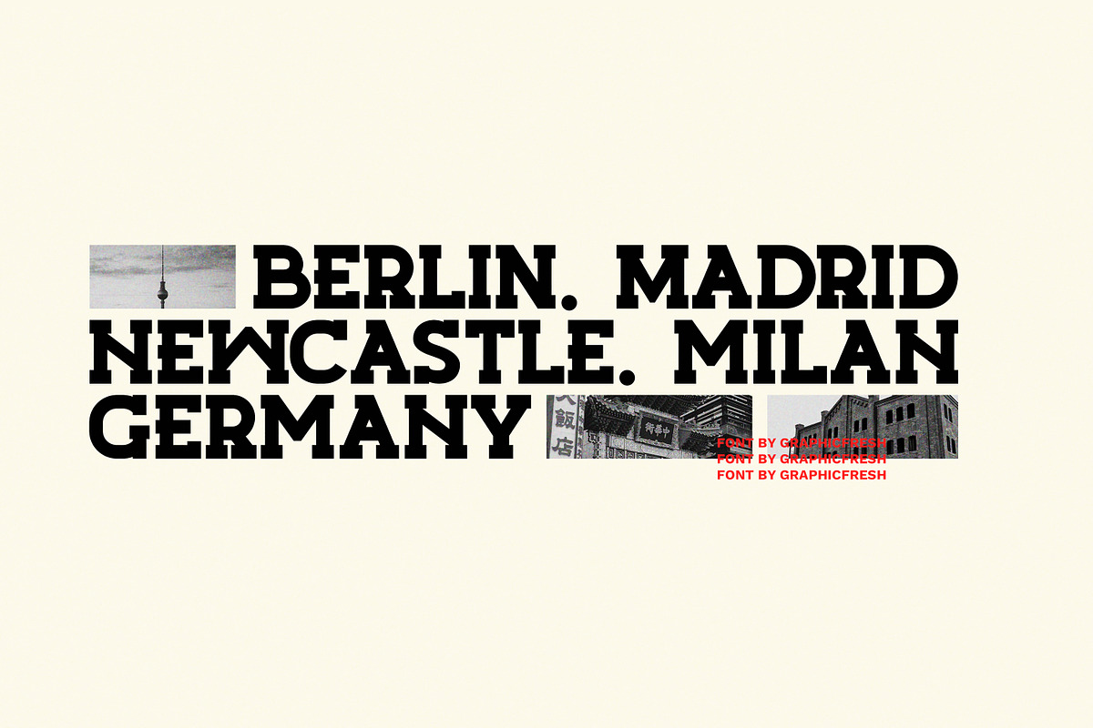 Monty - Experimental Display Font, a Sans Serif Font by Graphicfresh (Photo 2 of 10)