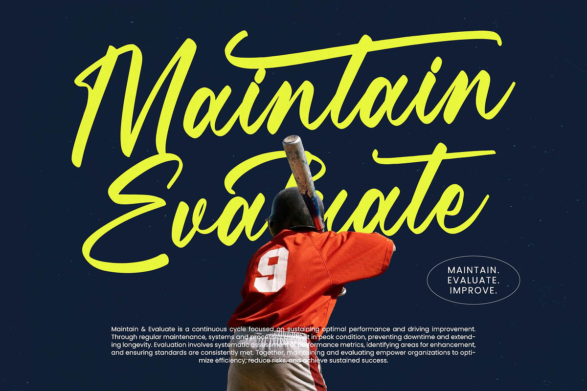 Manteca Backlif Bold Calligraphy, a Script Font by Letterena Studios Script (Photo 12 of 20)