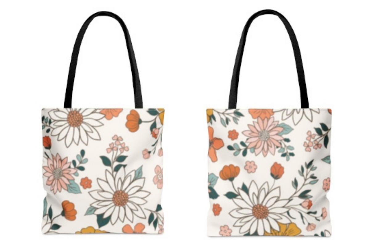 Retro Flowers Pattern Wallpaper, a Pattern Graphic by KA7-Designs (Photo 3 of 7)