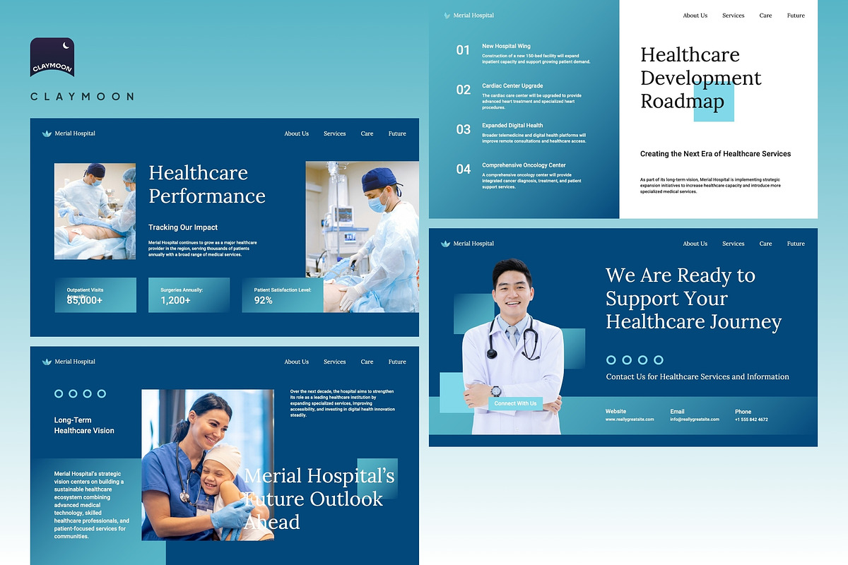 Medical Center & Healthcare Network, a Presentation Template by Claymoon Lab (Photo 7 of 7)