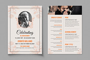 Funeral Program Template, a Stationery Template by MightyDesign (Thumbnail 1 of 8)