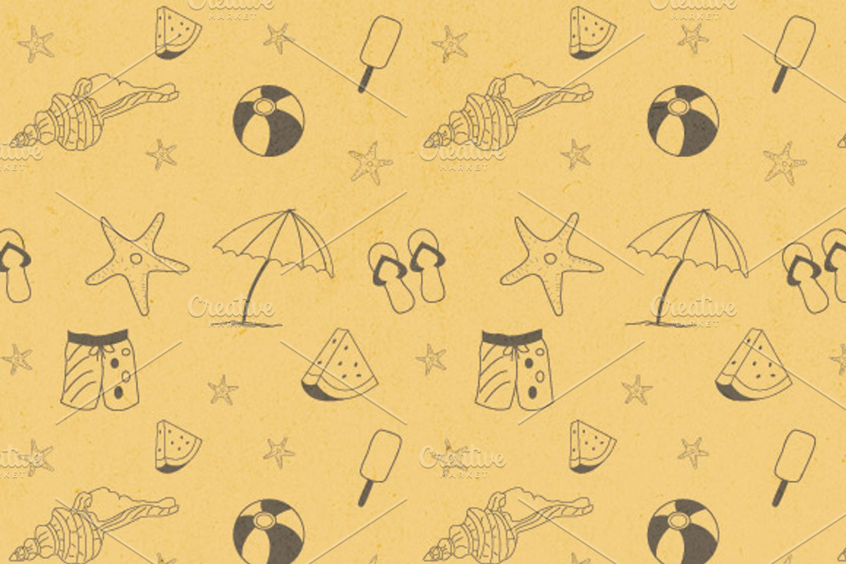 Summer Backgrounds & Patterns preview 4
