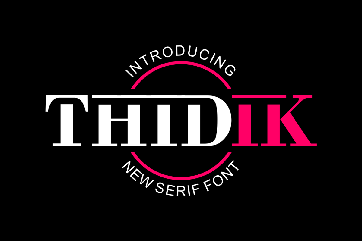 Thidik Font, a Serif Font by brahamb_design (Photo 1 of 4)