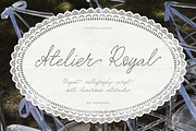 Atelier Royal Elegant Wedding Font, a Script Font by AnMark (Thumbnail 1 of 20)