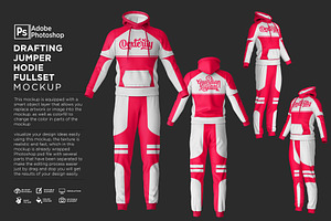 Drafting Jumper Hoodie Set Mockup
