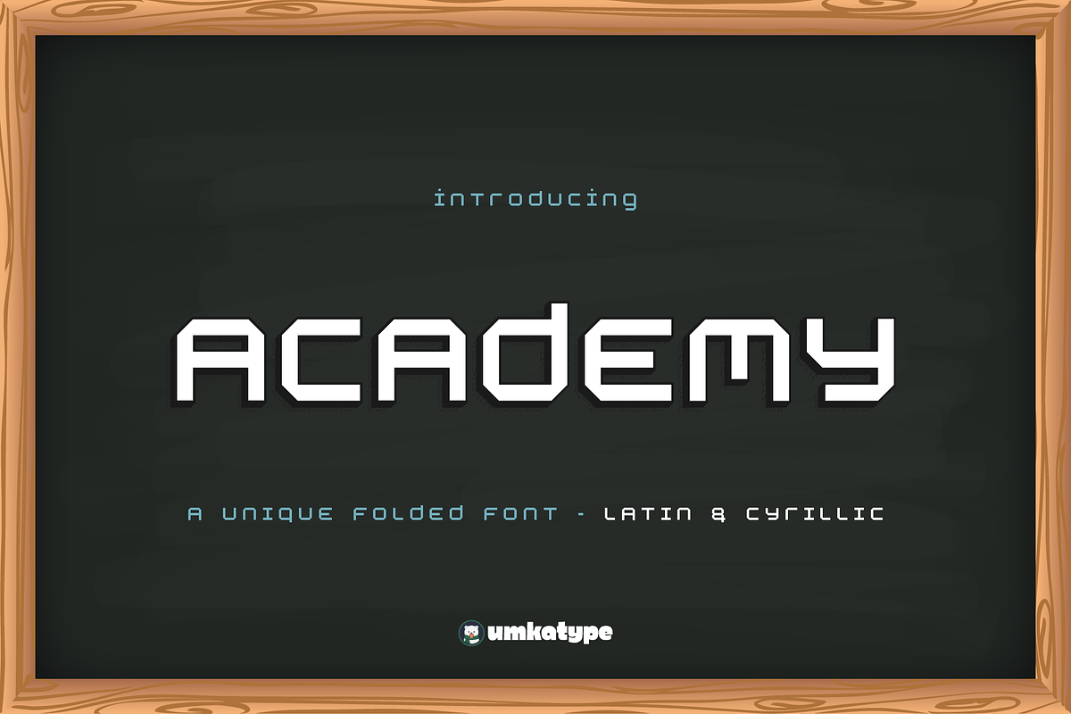 Academy Display Font, a Font by alpercakici (Photo 1 of 9)