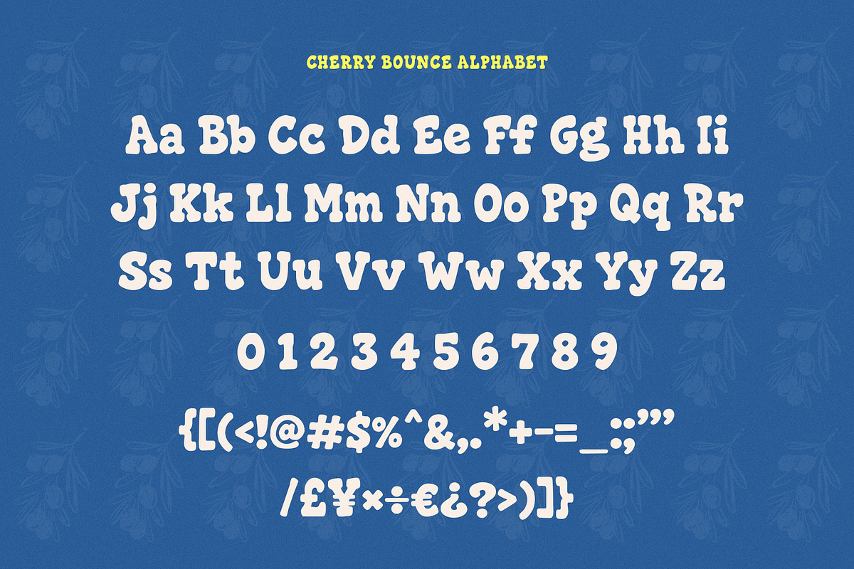 Cherry Bounce Playful Quirky Font, a Serif Font by Heinzel Std (Photo 10 of 14)