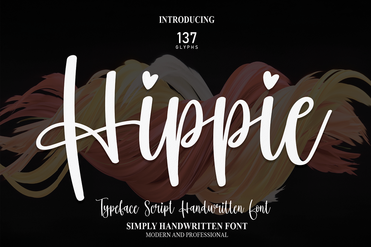 Hippie | Script Font, a Script Font by Scratchones (Photo 1 of 8)