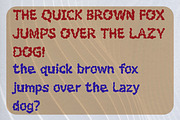 QUATIO wiggly font, a Serif Font by CHIMERA (Thumbnail 3 of 8)