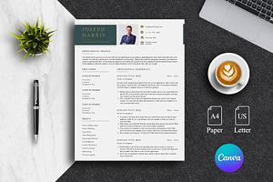 Modern Business CV Template | Canva