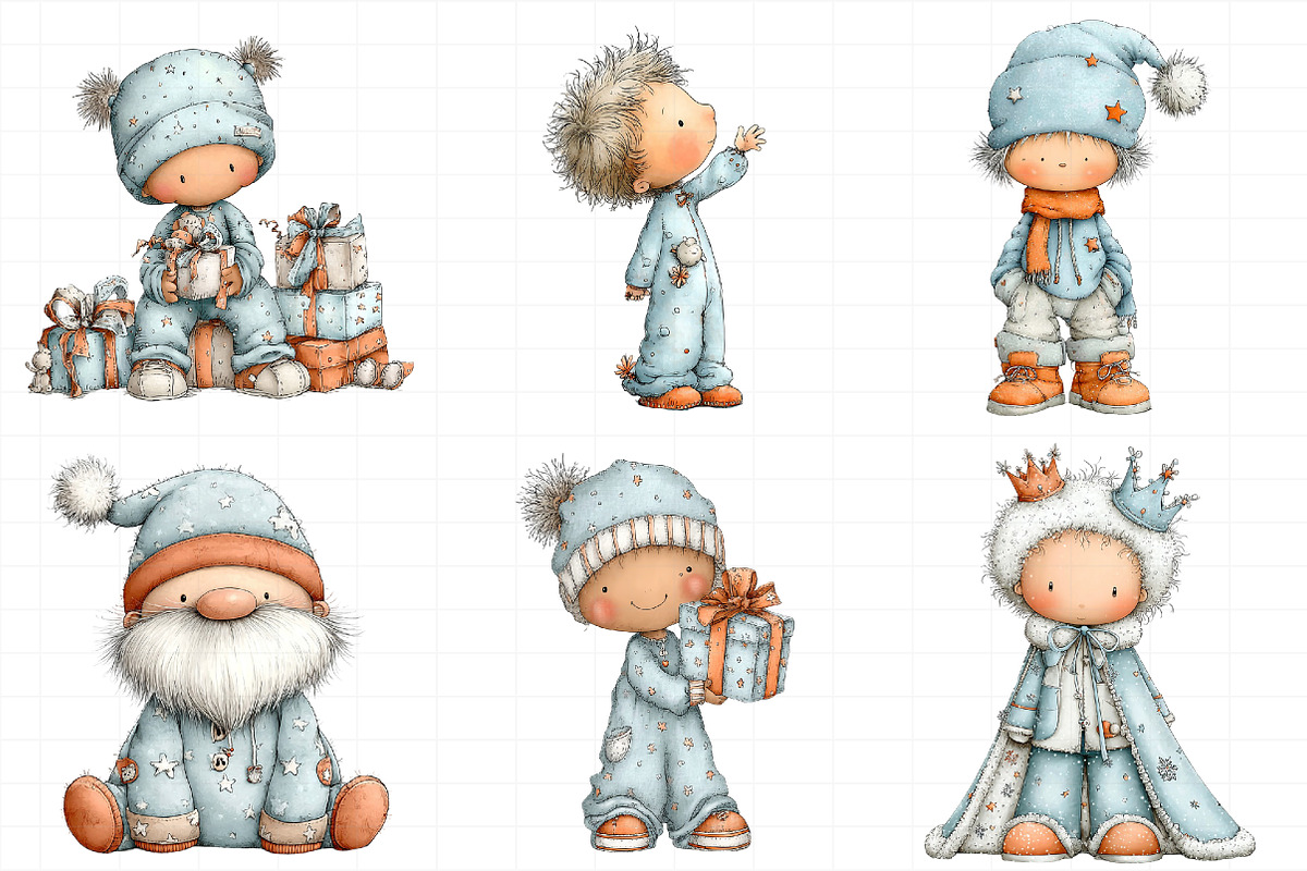 Christmas Baby Clipart, an Illustration by Daily.Designs (Photo 4 of 5)