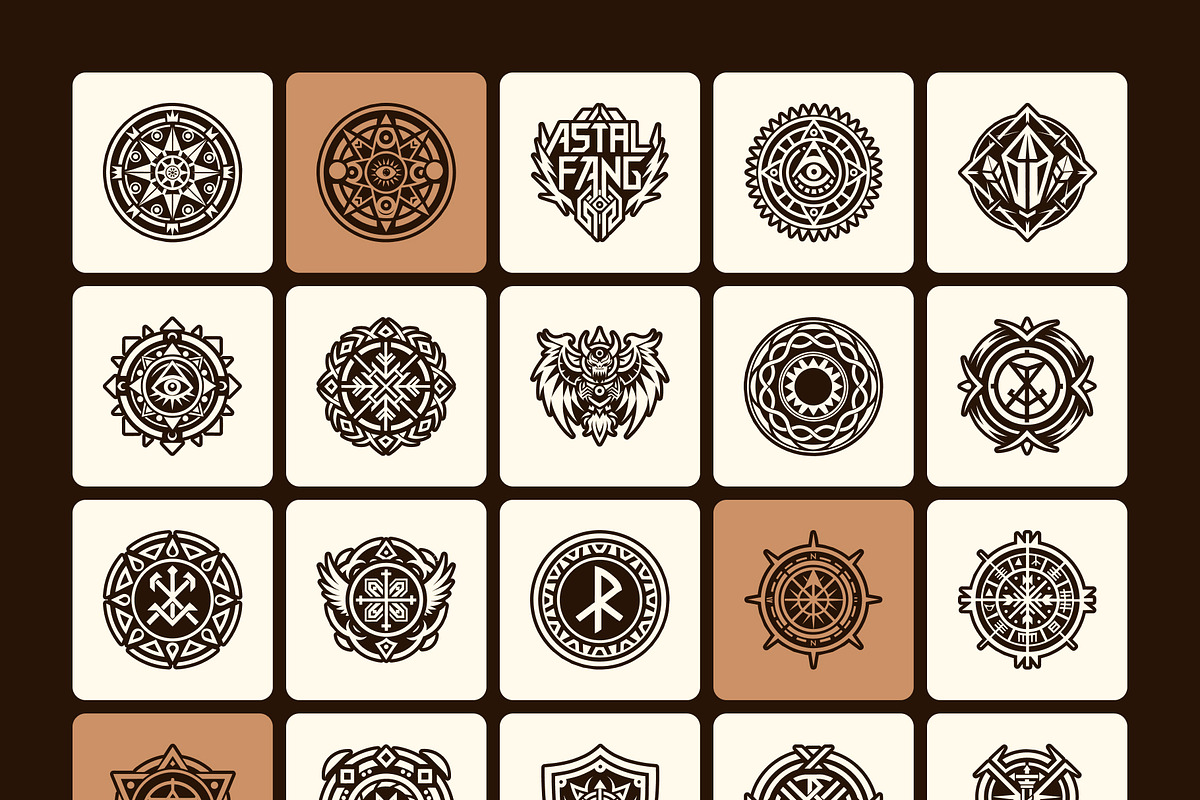 795 Sacred Symbols, a Solid Icon by Creative Stall (Photo 15 of 21)
