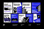 Market Value Instagram Post, a Social Media Template by Neermana (Thumbnail 1 of 4)
