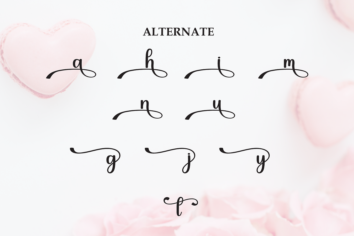 Sunday Valentine | Script Font, a Handwritten Font by Scratchones (Photo 8 of 9)