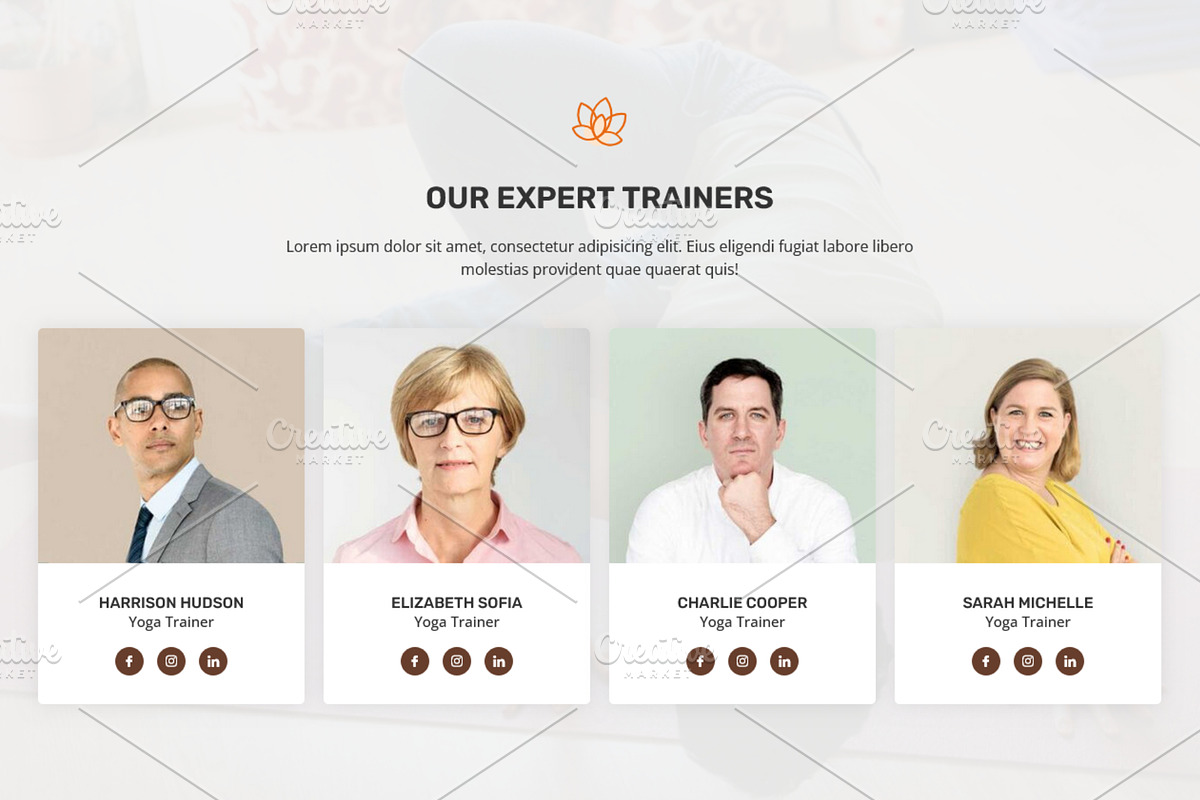 Yoga & Meditation Elementor Template, a WordPress Template by HasnainDEV (Photo 4 of 5)