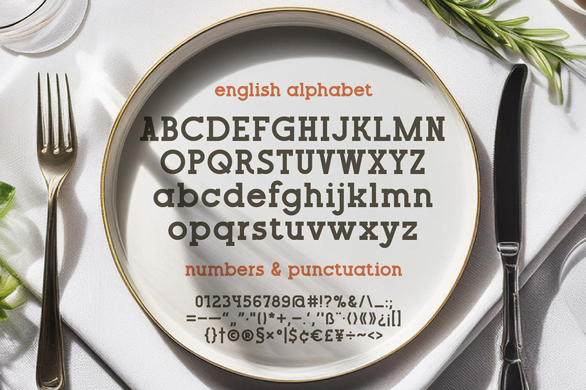 Savory Slab Serif, a Slab Serif Font by JumboDesign (Photo 3 of 6)