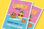 Summer Cocktail Party Flyer, a Flyer Template by Esui Studio (Thumbnail 2 of 3)