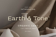 Earth Tone - Organic Sans Family, a Sans Serif Font by Sarid Ezra (Thumbnail 1 of 12)
