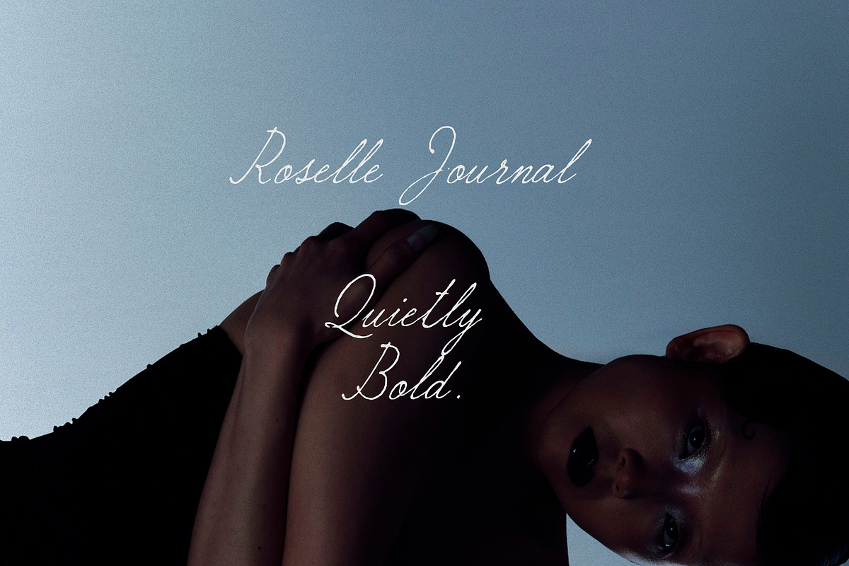 Roselle Journal | Script Font, a Script Font by Mneme (Photo 2 of 10)