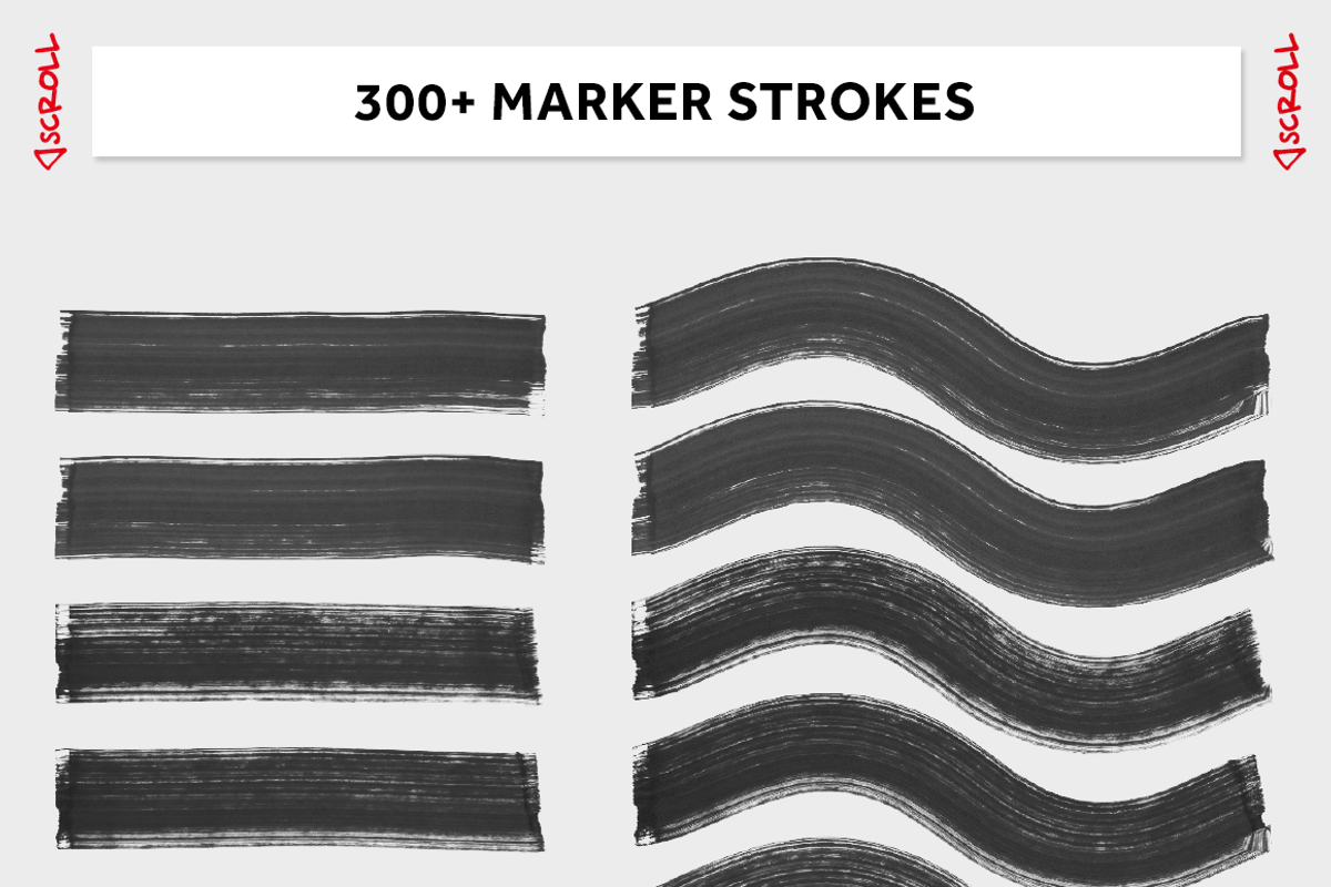 300+ REAL MARKERS FOR ILLUSTRATOR preview 4