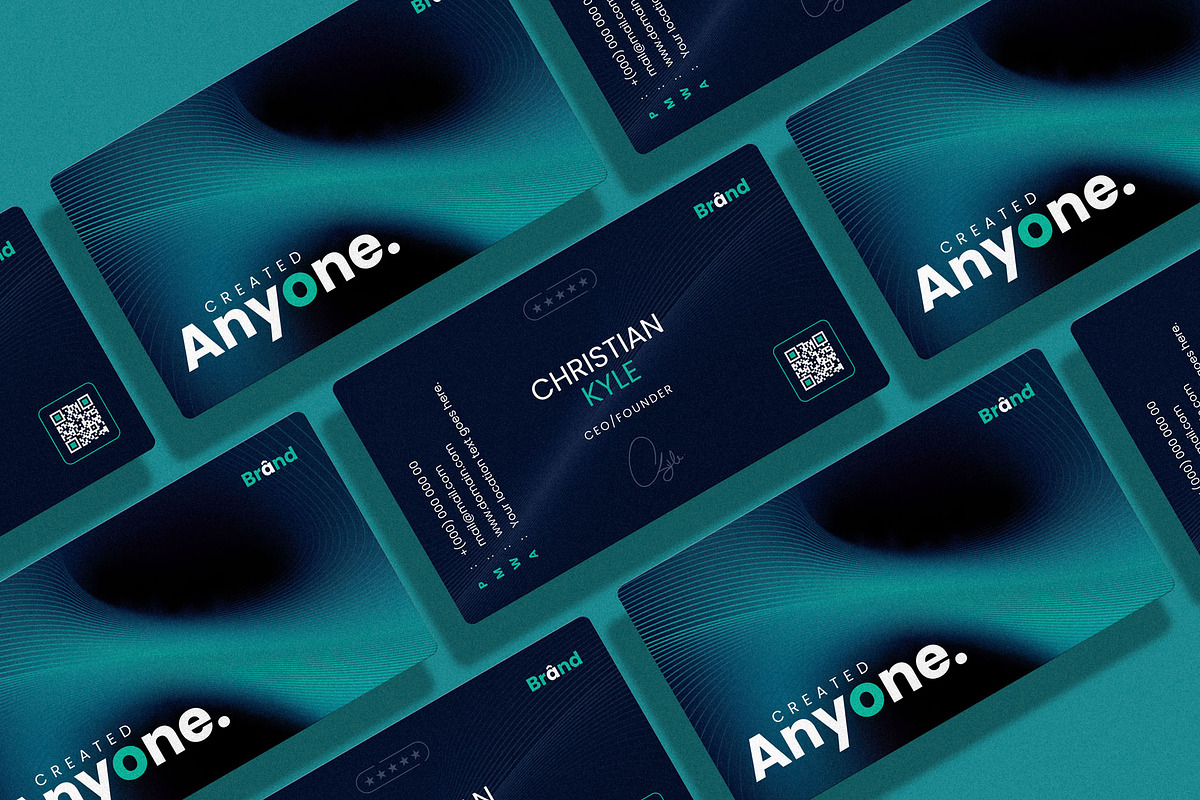 Corporate Business Card Template, a Business Card Template by E-Type (Photo 4 of 4)