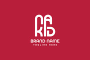 Letter NAKD Logo Design Vector, a Branding & Logo Template by Abir Hossain Waffi (Thumbnail 2 of 4)