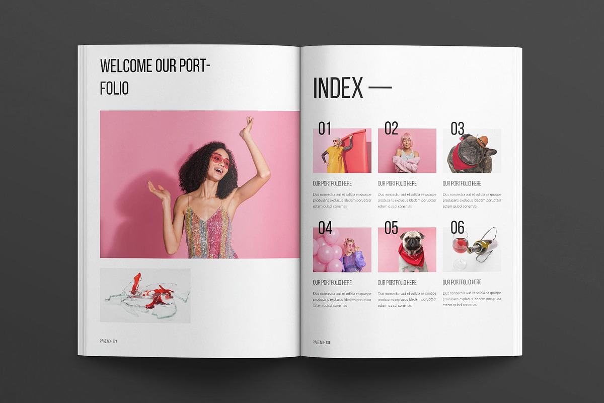 Portfolio Design Template, a Brochure Template by E-Type (Photo 2 of 7)