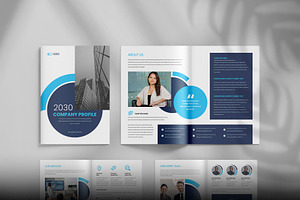 Company profile brochure template, a Brochure Template by Tanmoy Topu