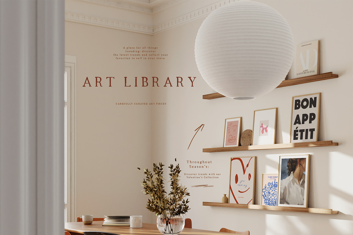 Modern Eclectic Maximalist Prints, a Background Graphic by Laras Wonderland (Photo 5 of 15)