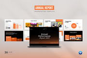Annual report Presentation, a Presentation Template by KreateTribe (Thumbnail 1 of 6)