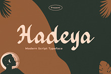 Hadeya - Modern Script Typeface