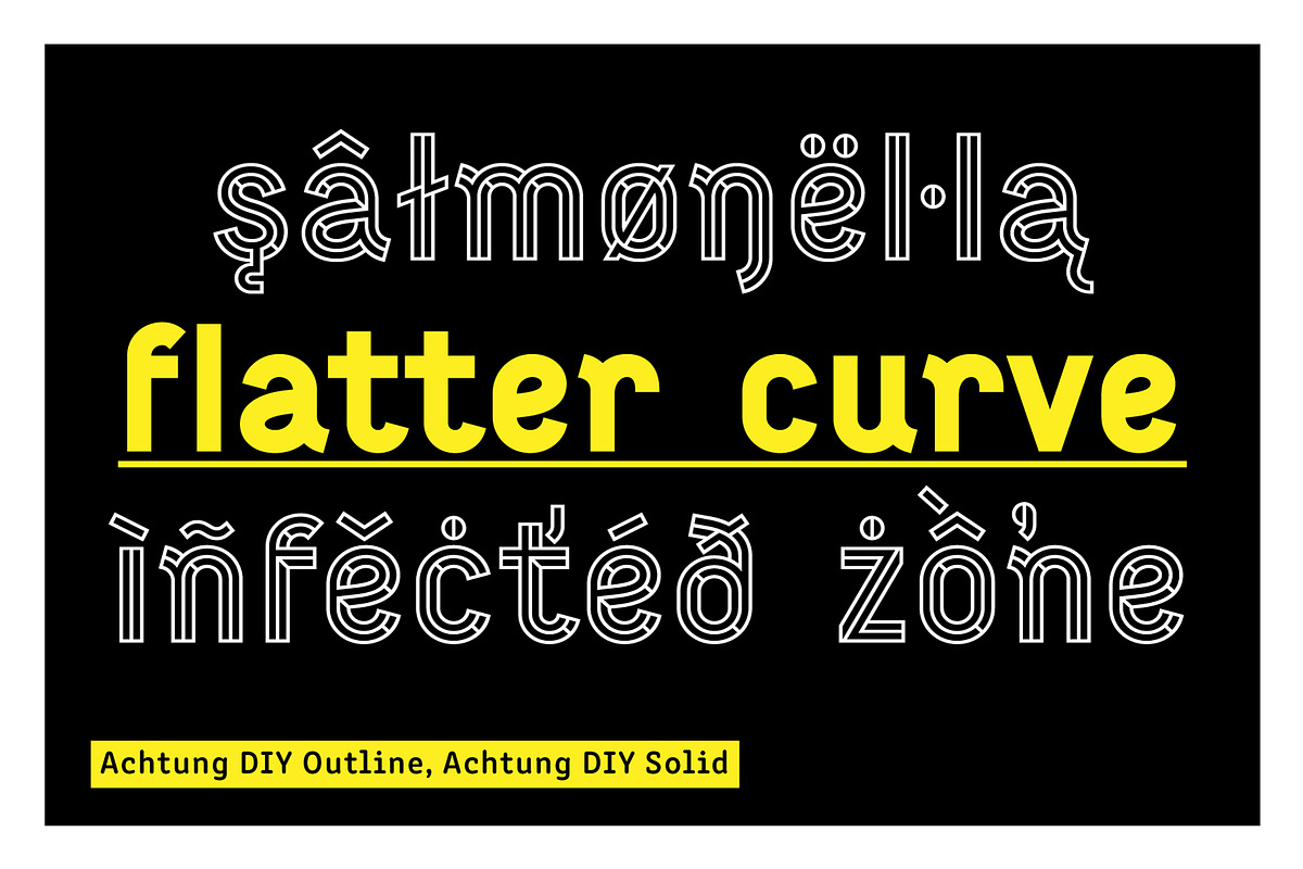 Achtung color font - DIY sub-family, a Font by FONT-Bud (Photo 8 of 14)