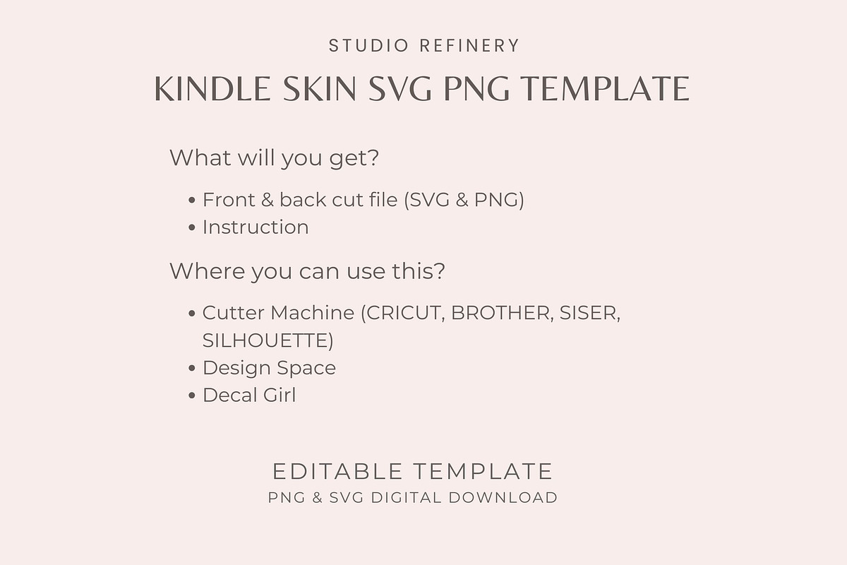 Kindle Scribe 2022 Skin Template, an Object Graphic by STUDIO REFINERY (Photo 2 of 5)
