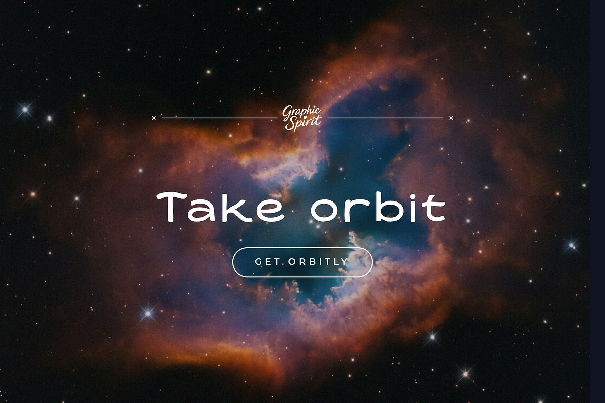 Orbitly Font, a Sans Serif Font by Graphic Spirit (Photo 8 of 8)