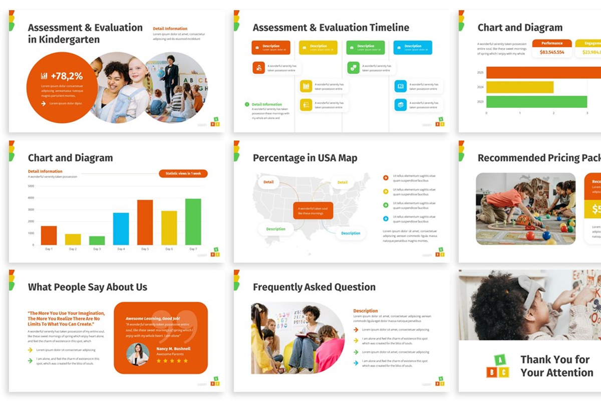 Learnify - Kindergarten Powerpoint, a Presentation Template by SlideFactory (Photo 4 of 4)