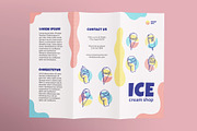Ice Cream Shop Brochure Trifold, a Brochure Template by TemplatesNow! (Thumbnail 2 of 3)