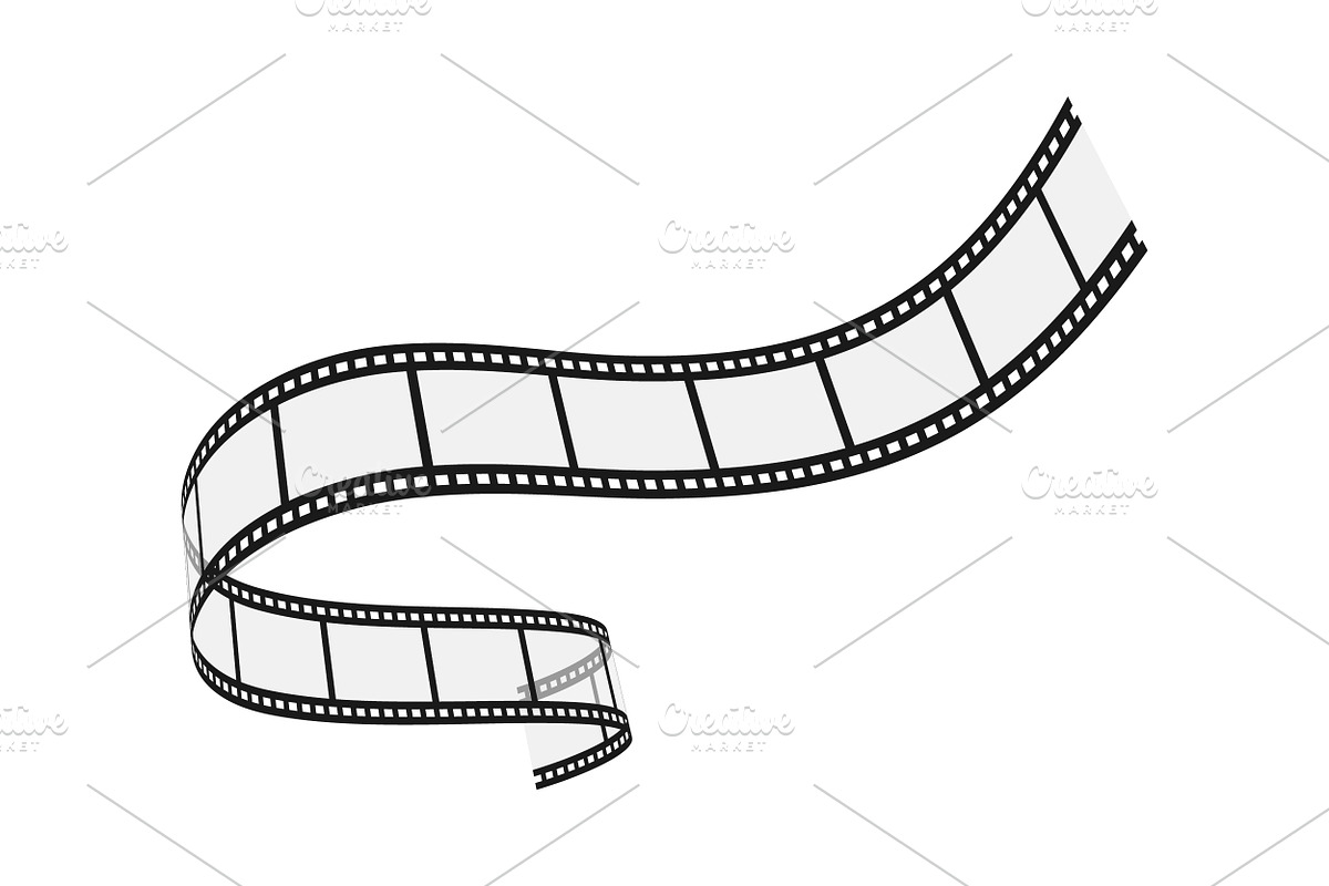 Realistic Transparent Film Strips, a Technology Illustration by PsychocheArt (Photo 7 of 8)